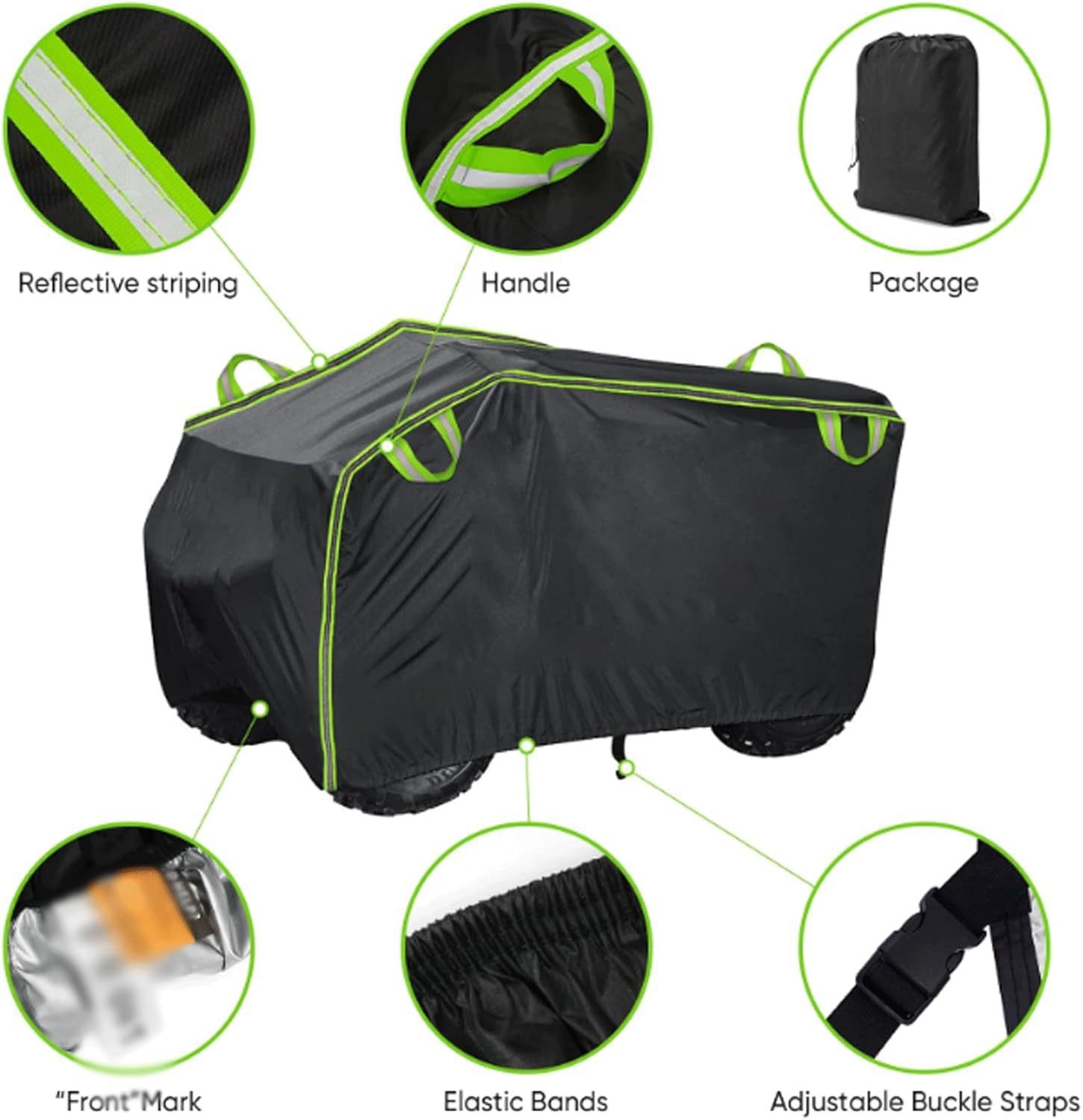 Electric Motorcycle Beach Bike Cover, Dustproof, Waterproof, Rainproof, Sunproof, Oxford Cloth Tricycle Cover, Tricycle Cover
