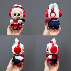 ラブブ コーラベビー服セット ヘッドホン 第一世代、第二世代、第三世代 ビニール人形 17cm ベビーラブブ服