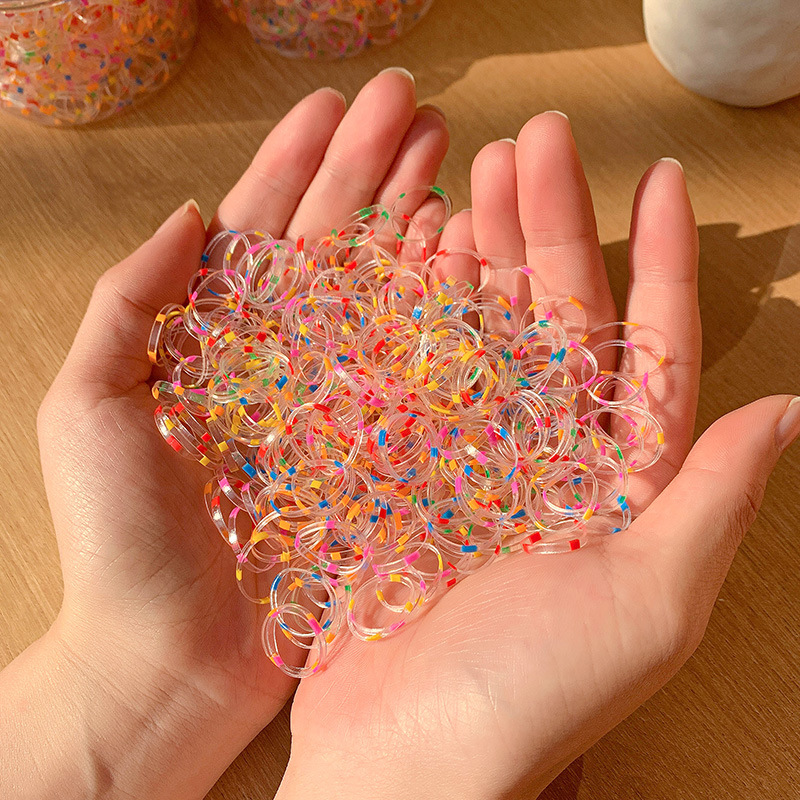 Banda de goma desechable para niños, el cabello del bebé no daña el cabello