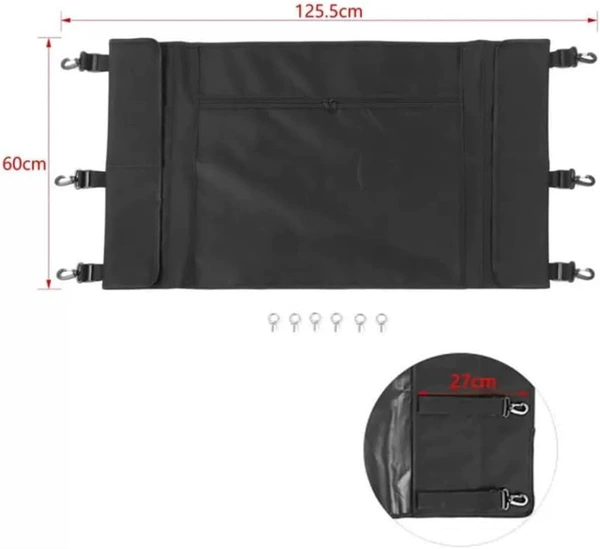 Black cloth compartment (125.5*60CM)