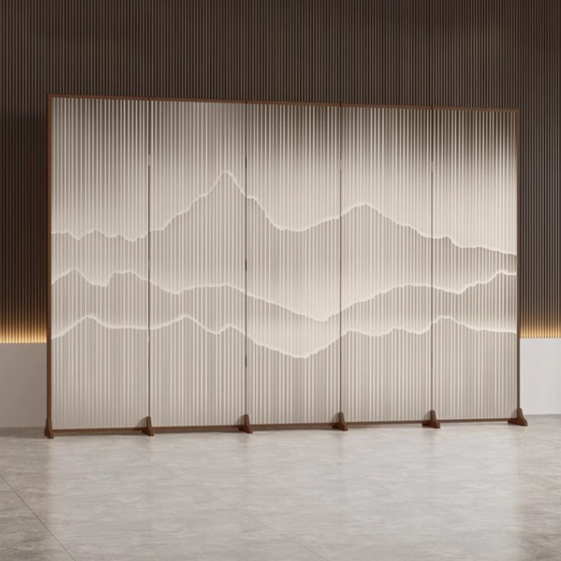 New Screen Partition Living Room Blocking Mobile Folding Chinese Style Light Luxury Hotel Restaurant Office Decoration and Other Folding Screens