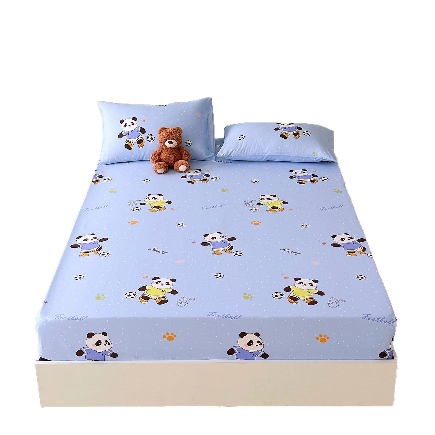 90X200 otoño y invierno para dormitorios estudiantiles cama de algodón puro una sola pieza de cama de algodón cubierta protectora de colchón para niños