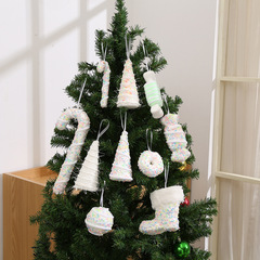 クロスボーダークリスマスデコレーションキャンディアイスクリームキャンディークリスマスツリーデコレーションペンダントインホリデーペンダント