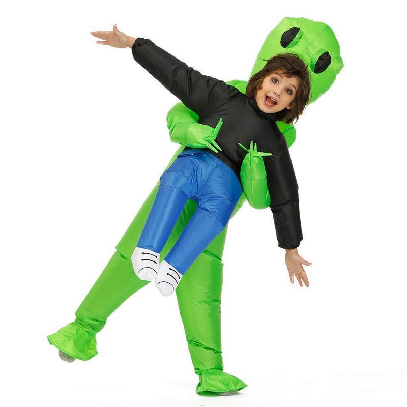 ハロウィーン宇宙人の空気入れ服の祝日の服装は怖い道具クリスマスcos服の服装が国境を越えて空気を入れる|undefined