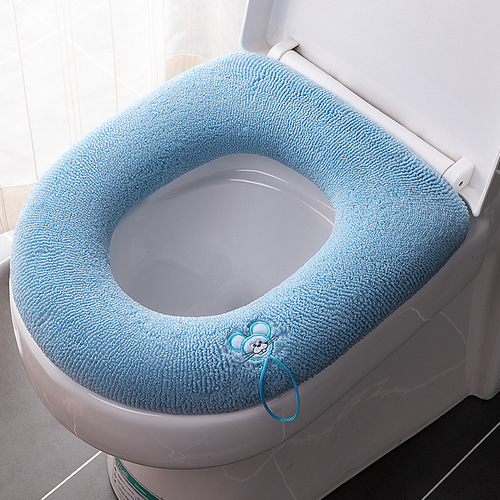 Winter toilet seat cover, thickened toilet seat, toilet seat cover, toilet seat cushion, toilet seat cover, toilet seat cushion, O-ring