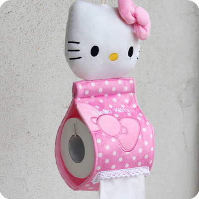 Cartoon tissue set cute tissue box tissue box creative paper tissue box creative tissue box fabric bathroom