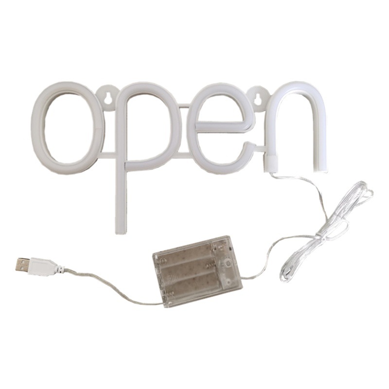 LED transfronterizo abierto neón carta color luz de modelado luz Internet celebridad bar atmósfera luz colgante de pared vacaciones luz decorativa