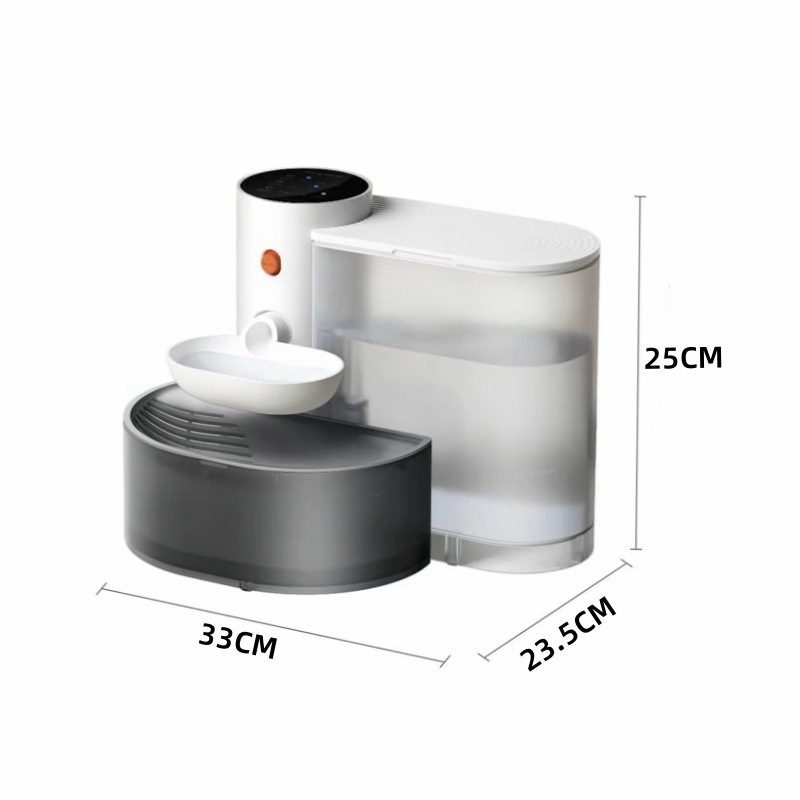 Máquina de alimentación de gato con filtración automática y circulación de agua viva para gatos