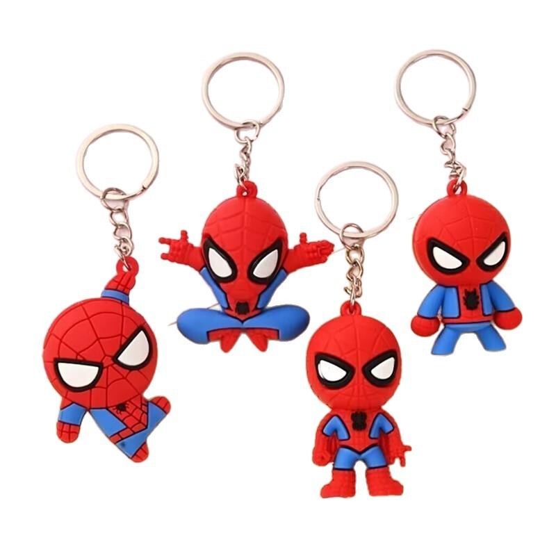 Cartoon Spider-Man Keychain Pendant, School Reward Small Gift, Kindergarten Student Classroom Prize