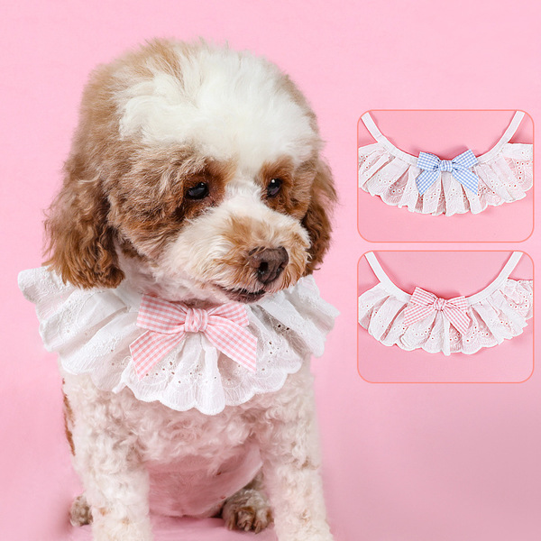 Eating bib with bow