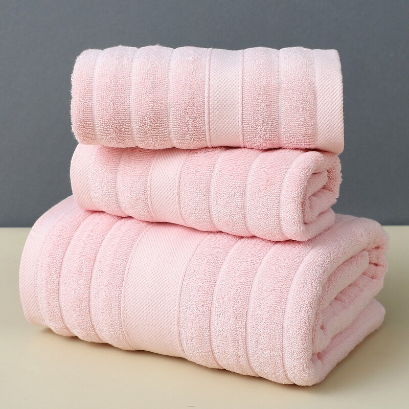 Pure Cotton 32-Strand Cloud Brocade Gift Towel Bath Towel Set for Home Adult Bathing and Face Washing Cross-Border Beach Bath Towel