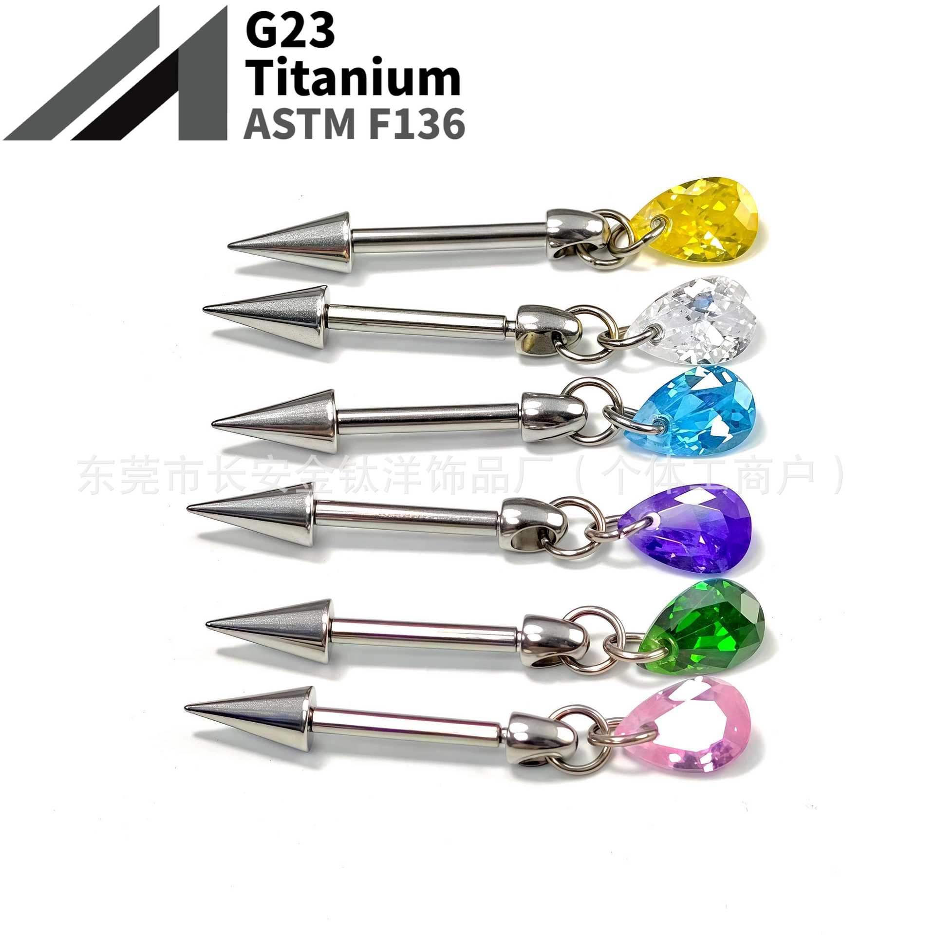 16G labret stud size and finish detail