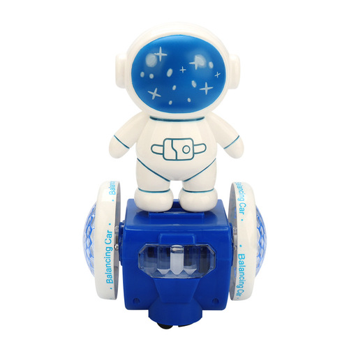 The same electric astronaut balance car astronaut universal driving colorful light music children's toy