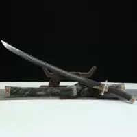Дай фа, мечи Лунцюаня, рыбный меч, чистый меч с узором, стальной вышитый весенний нож, холодное оружие, не заточено