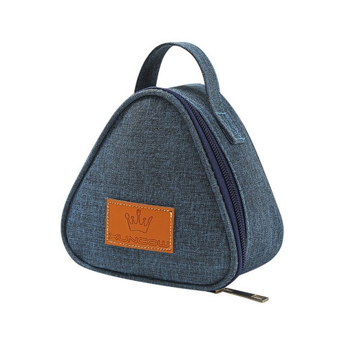 Small Portable Aluminum Foil Lunch Bag for Breakfast, Large Capacity, Child-Friendly, Office Use, Hand-Held Fresh Triangle Rice Ball Bag