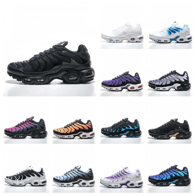 Putian Shoes plus size TN Generation Air Cushion Shoes for Men and Women Shock Absorbing Breathable Shoes Outdoor Sports Casual Shoes Korean Couple Shoes