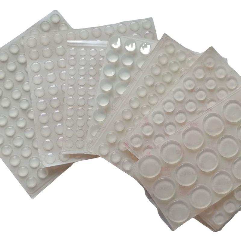 Прозрачные частицы для защиты от столкновений Силиконовая накладка для защиты от столкновений Шкаф для защиты от столкновений глушитель частица Силиконовая накладка клей немой анти-столкновение частица
