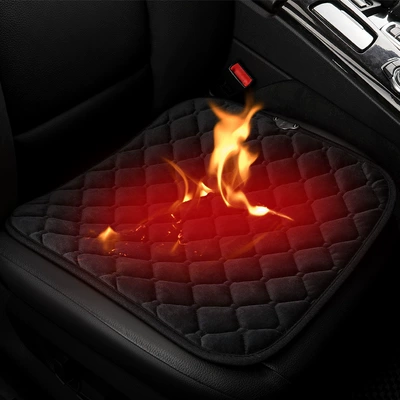 Seat cushion, seat cover, Car Seat Warming Electric Heating - cy224-single-chip-black-heating-wire-usb-socket