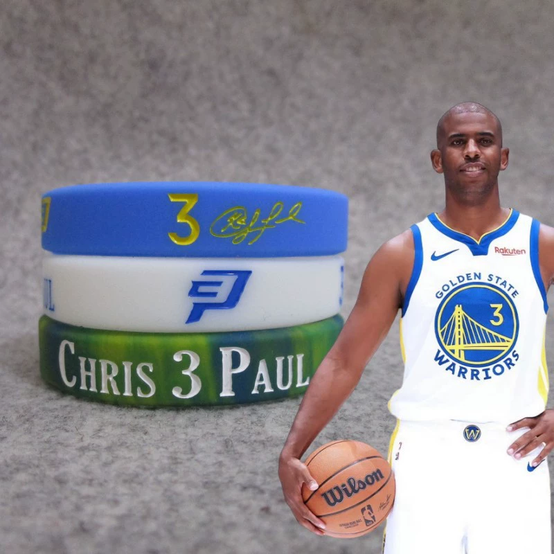 Звёздная баскетбольная буска No.3 CP3 Пауль подпись спортивная браслет силиконовый браслет фан-украшение Карри