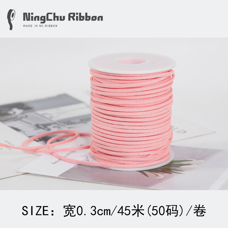 Coreano terciopelo deerskin cuerda floral terciopelo cinta ramo fresco cinta DIY regalo vaca cadena regalo decoración de la torta