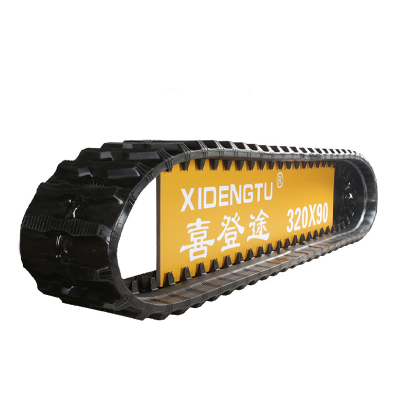 橡胶履带320加厚工程运输车橡胶履带 爬山虎收割机橡胶履带