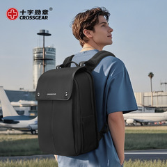 十字勋章瑞士军刀双肩包男时尚百搭简约女大学生电脑背包商务团购