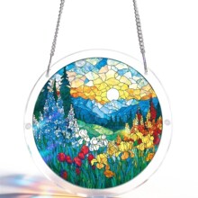 KaayeeWood 83 Pieces Acrylic Suncatcher Puzzle