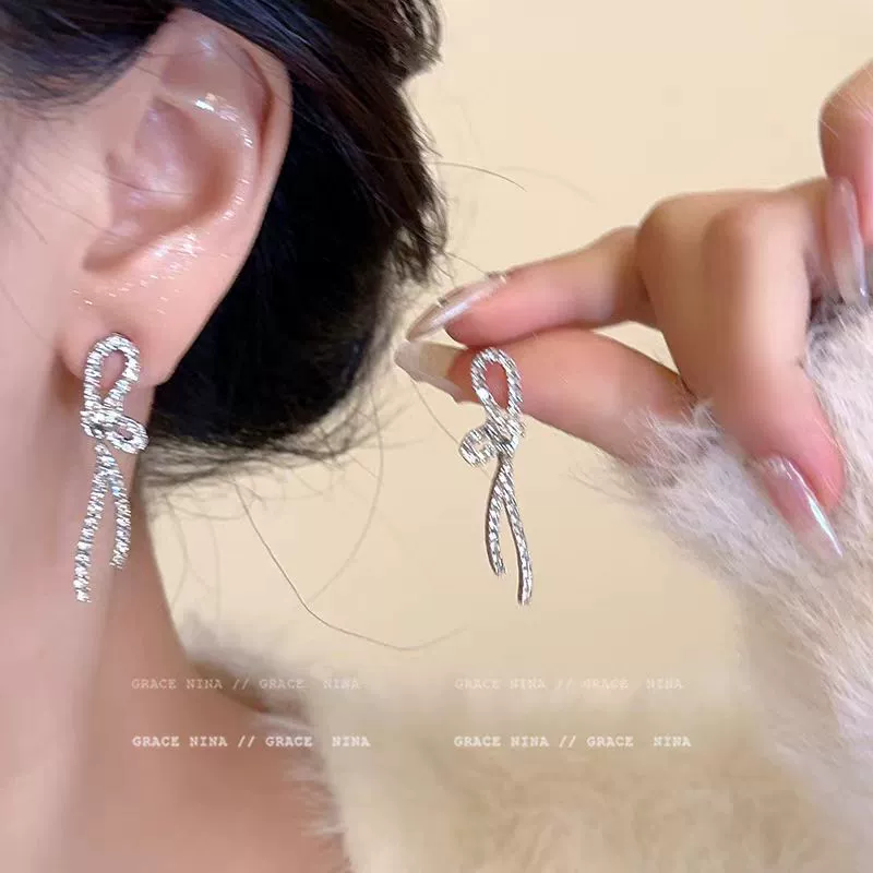 Серебряная игла из жемчуга, циркония, модный универсальный дизайн серьг, образец серебра 925, высокий стиль качества, простой и элегантный дизайн