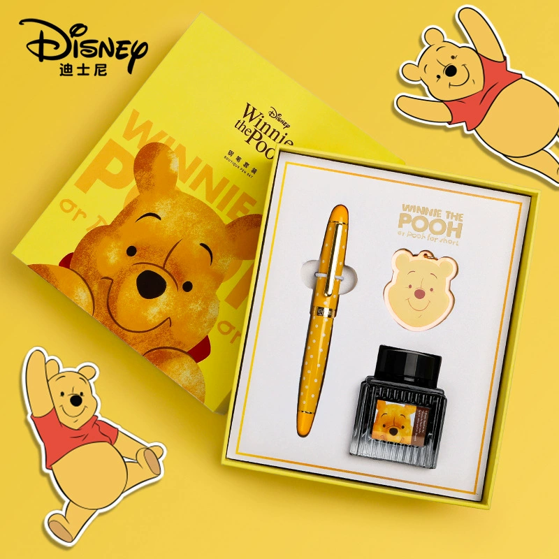 Ручка в подарочной коробке Disney, каллиграфическая для младших школьников, канцелярия, премиальный набор, подарок на день рождения