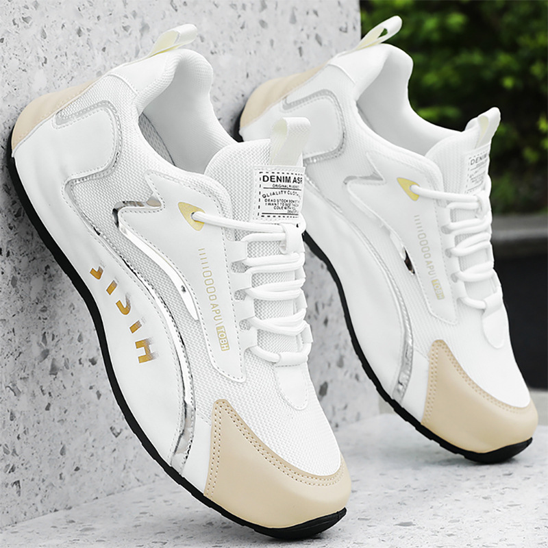 Zapatos de hombre 2024 nuevos zapatos de invierno zapatos de trabajo casuales de hombre antideslizante desgaste malla zapatos de corrida de moda para hombre