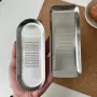 厨房带槽不锈钢姜泥研磨器
