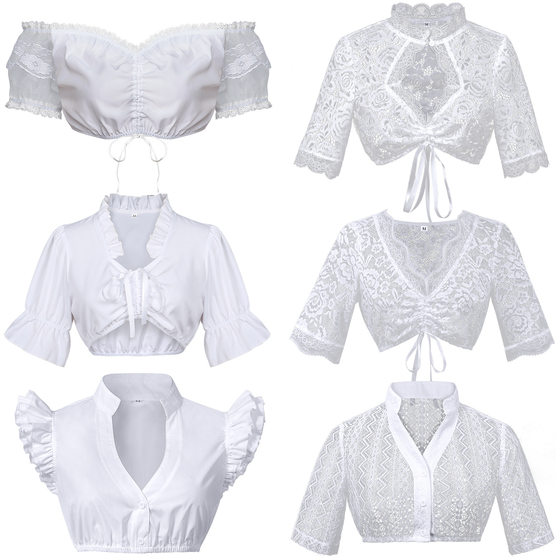 Amazon Europe and the United States cross-border foreign trade traditional clothing new beer clothing Bavarian Oktoberfest Ding Dong clothing white