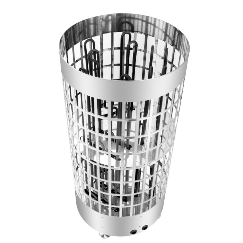 Fábrica nueva sala de sauna equipo redondo sauna estufa de acero inoxidable calefacción eléctrica sauna de vapor seco sudor equipo de vapor