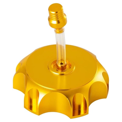 Fuel Tank Cap with: Tank cap - gold