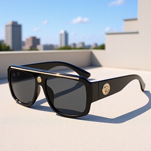 Retro fashionable sunglasses, glasses for men and women, cat's eye, European style