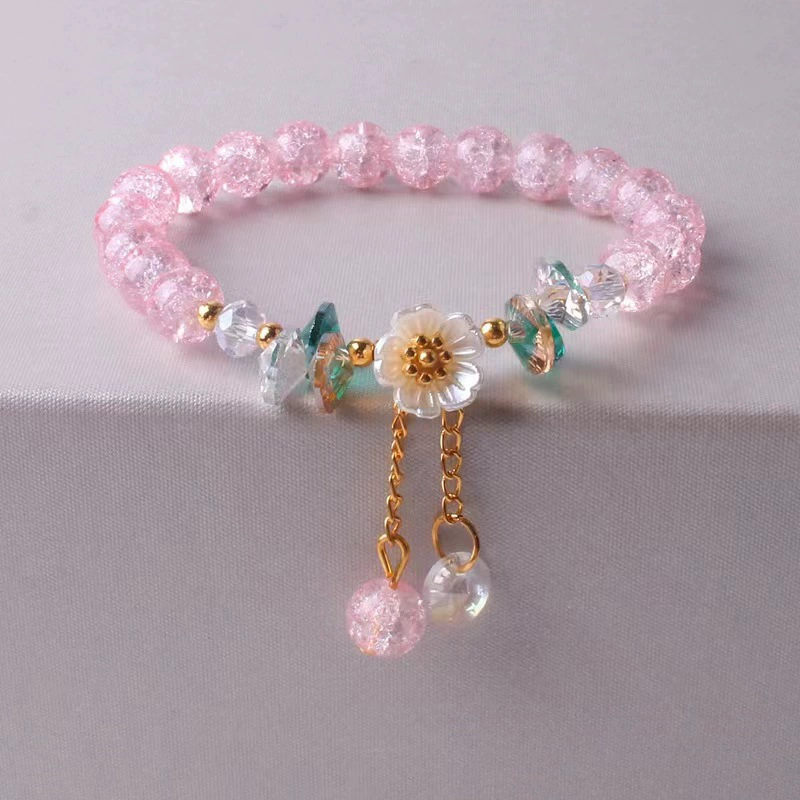 Summer children's beaded bracelet, beads solar-powered