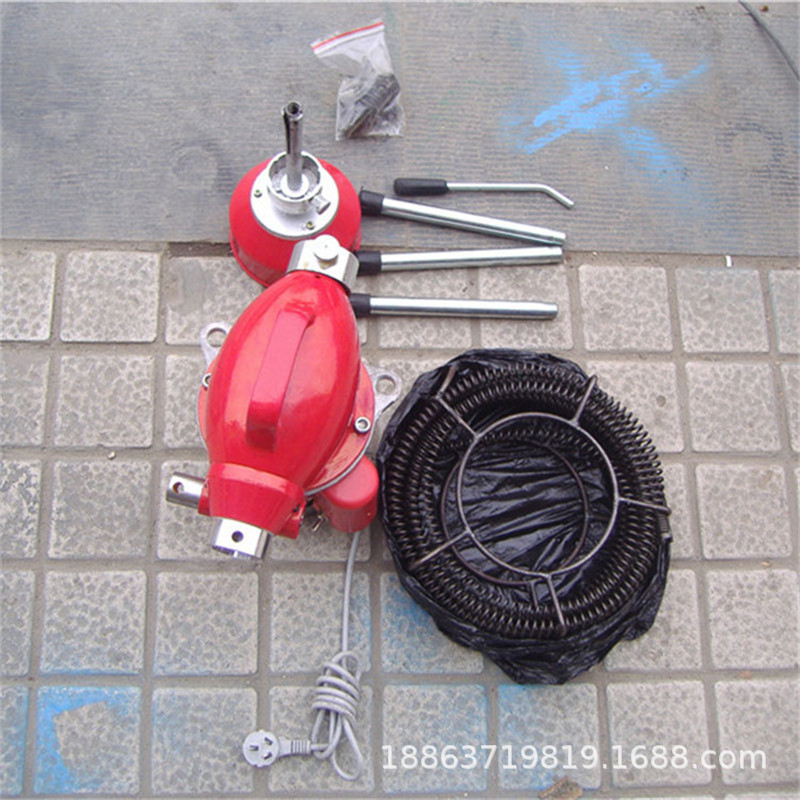 济宁华策牌下水道清理杂物工具 GQ80自动管道疏通机