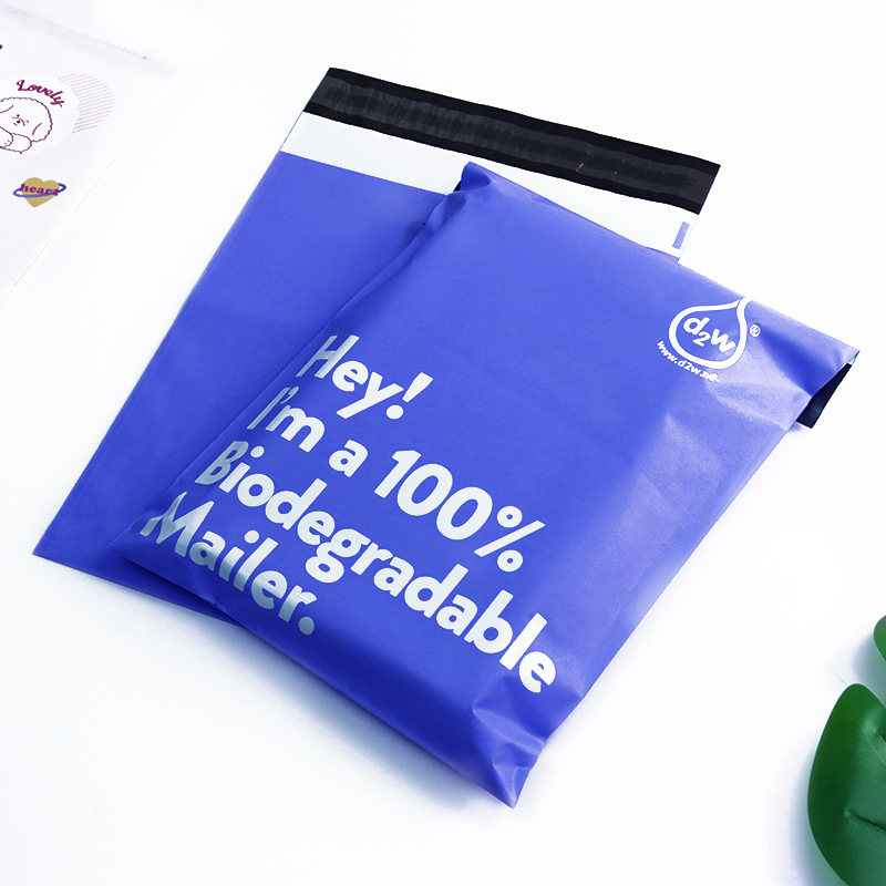 Bolsa de embalaje exprés biodegradable y respetuosa con el medio ambiente d2w, bolsa de embalaje exprés negra, bolsa de embalaje para comercio electrónico, bolsa de logística, bolsa de mensajería al por mayor.
