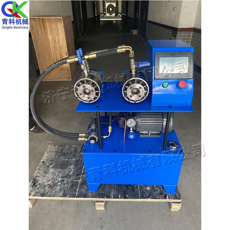 自动数控软管扣压机 卫浴管喷水管锁管机 电动单双头PE管扣合机