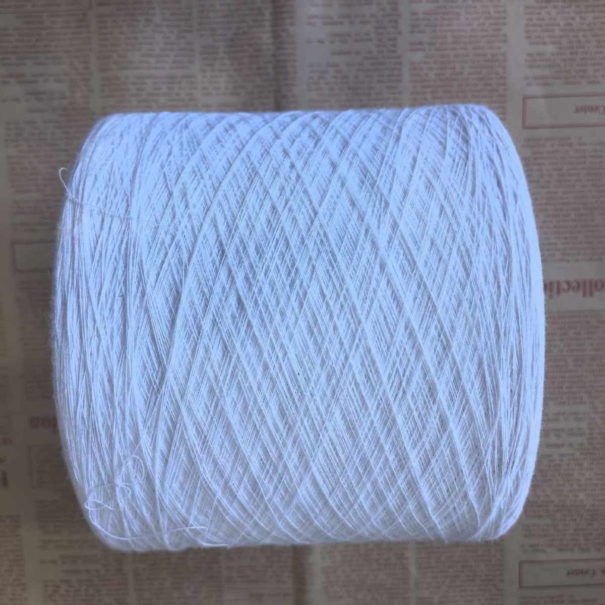 Special Yarn for Gloves, White Cotton Yarn, Air-Spun 5-10 Count Cotton Yarn, 7-Needle and 10-Needle Labor Protection Gloves Special Yarn