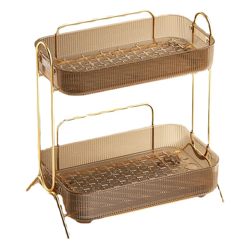 Caja de almacenamiento de cosméticos estilo ins, estante de almacenamiento, productos para el cuidado de la piel, tocador, lavabo de baño, estante acrílico