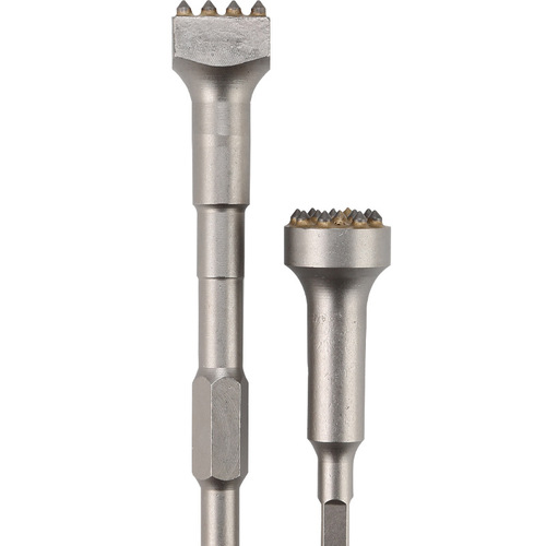 Alloy flower hammer rough drill bit for wall lychee surface electric pick electric hammer integrated alloy roughening artifact viaduct