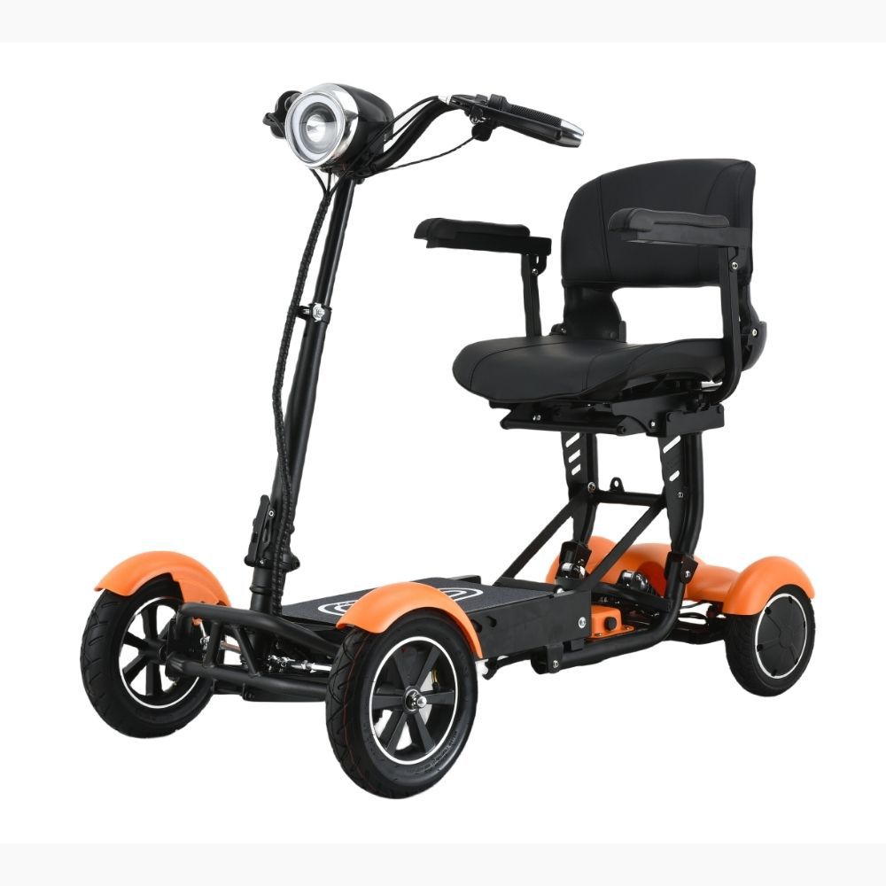 Yanyue Four-Wheel Folding Electric Scooter Seat Model Elderly Scooter Leisure Car Low-Speed Lithium Battery Scooter