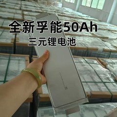 新しいモービルエネルギー50安ah3.7 v三元リチウム電池ソフトパック電気芯足容正規品ポリマー動力リチウム電池