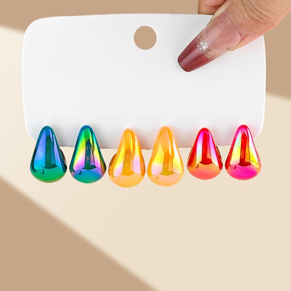 summer elegant earrings drop-shaped