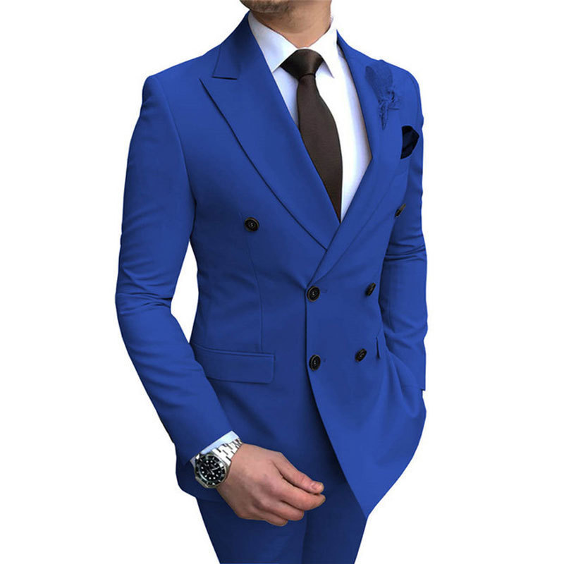 Wedding Groomsmen Suit Business Casual Suit Two-Piece Groom Groomsmen Wedding Banquet Suit Men Summer Wedding Groomsmen Suit Business Casual Suit Two-Piece Groom Groomsmen Wedding Banquet Suit Men Summer