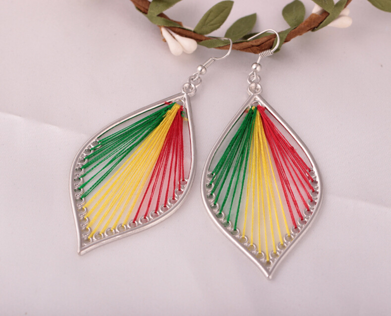 Ethnic Style Geometric Plating Alloy No Inlaid Earrings display picture 3