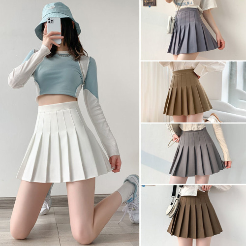 JK uniform shirt skirt dress set women autumn winter two-piece set short skirt long sleeve t-shirt women