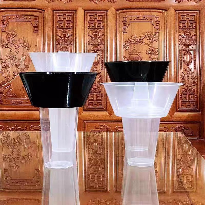 Internet camina popular pet hot pot taza de té de leche taza de frutas fumantes taza de bebida taza de jugo taza aperitivo bandeja personalizada