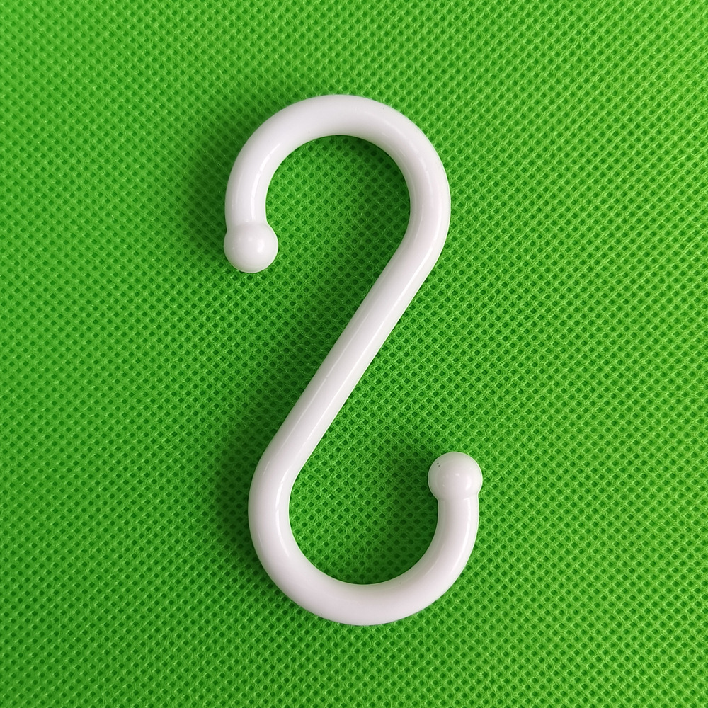 厂家直销 S型挂钩,窗帘S型胶钩,浴帘S型挂钩 品质保证